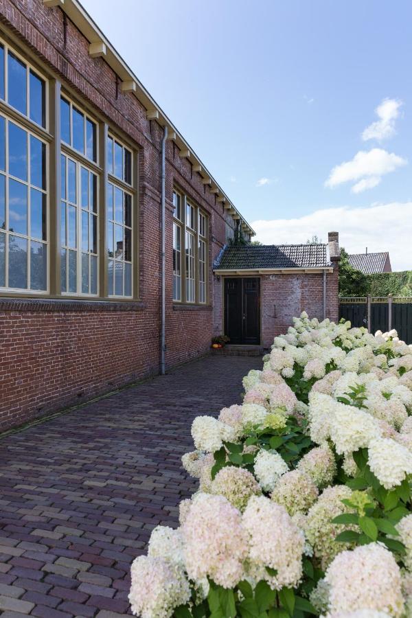 D' Ald Skoalle - Sfeervol Appartement In Oude School. Wijtgaard Buitenkant foto